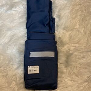 One pair king size pillowcases. Navy blue